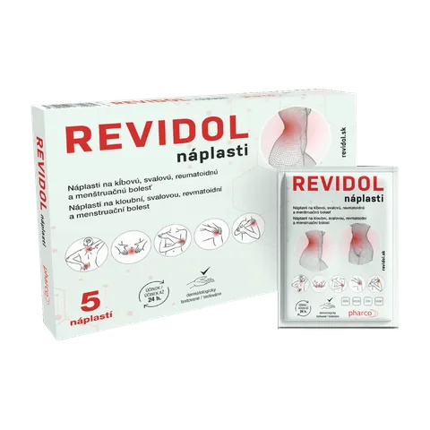 REVIDOL NÁPLASTI balenie